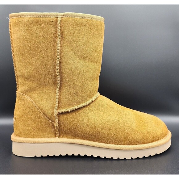 Koolaburra by UGG Womens Sz 10 Chestnut 1017090 Koola Short Suede Boots Pre Ownd - Picture 1 of 14
